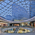 LF стальная конструкция торгового центра стеклянная крыша атриум
